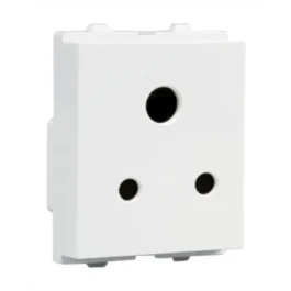 Havells Crabtree Verona 3Pin Shuttered Socket 6A White