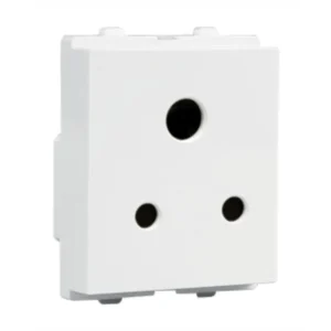 Havells Crabtree Verona 3Pin Shuttered Socket 6A White
