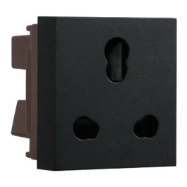 Havells Apogee 3 Pin Socket 16A Black