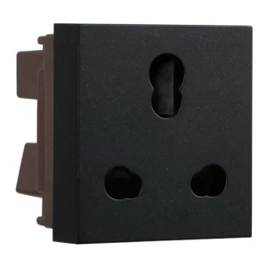Havells Apogee 3 Pin Socket 16A Black