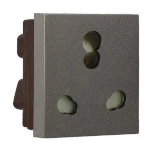Havells Apogee 3 Pin Socket 16A Grey