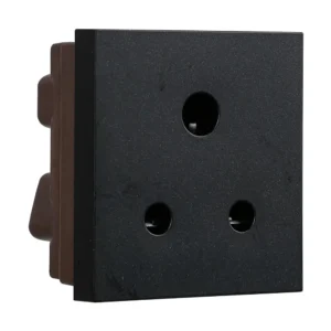 Havells Apogee 3 Pin Socket 6A Black