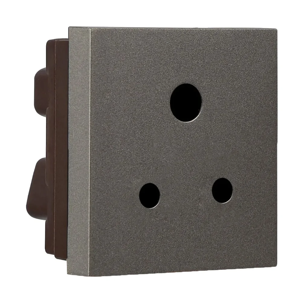 Havells Apogee 3 Pin Socket 6A Grey