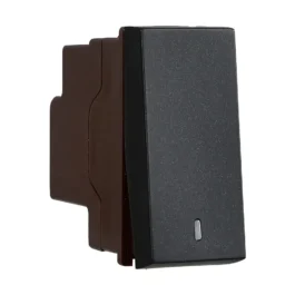 Havells Apogee One Way Switch With Indicator 16A Black