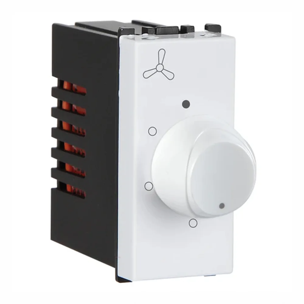 Havells Crabtree Signia Fan Regulator 4 Step 1M White
