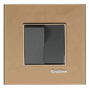 Havells Crabtree Signia Outer Plate Mirror Glass 18M Copper