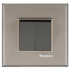 Havells Crabtree Signia Outer Plate Glass 4M Frosted State