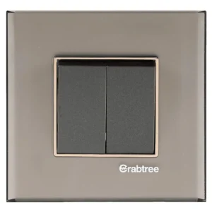 Havells Crabtree Signia Outer Plate Glass 6M Frosted State