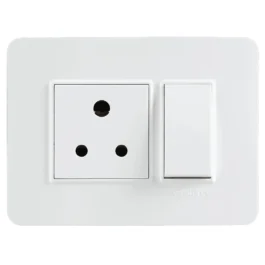 Havells Crabtree Signia Modular Combined Plate 12M White