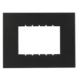 Havells Apogee Plastic Slim Modular Combined Plate 3M Black