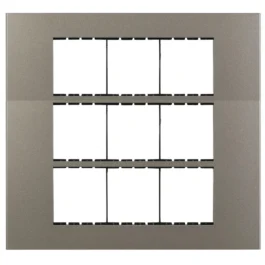 Havells Apogee Plastic Slim Modular Combined Plate 18M Grey