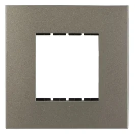 Havells Apogee Plastic Slim Modular Combined Plate 2M Grey