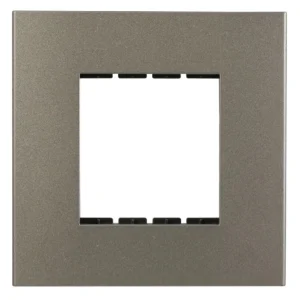 Havells Apogee Plastic Slim Modular Combined Plate 2M Grey