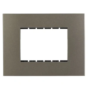 Havells Apogee Plastic Slim Modular Combined Plate 3M Grey