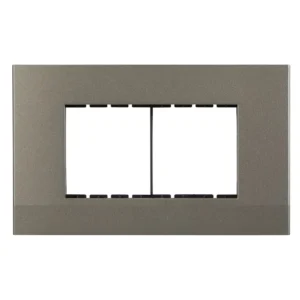 Havells Apogee Plastic Slim Modular Combined Plate 4M Grey