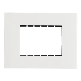 Havells Apogee Plastic Slim Modular Combined Plate 3M White
