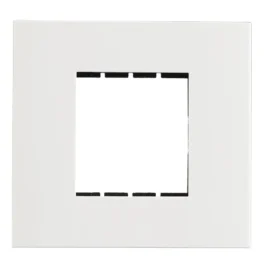 Havells Apogee Plastic Slim Modular Combined Plate 2M White
