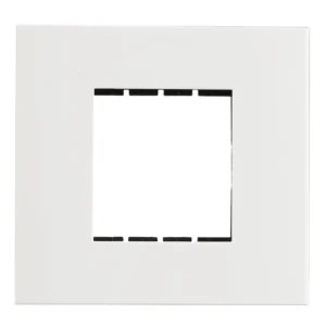 Havells Apogee Plastic Slim Modular Combined Plate 2M White