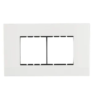 Havells Apogee Plastic Slim Modular Combined Plate 4M White
