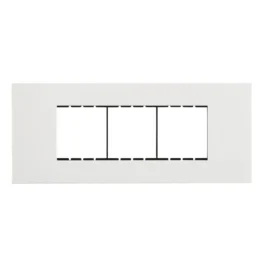 Havells Apogee Plastic Slim Modular Combined Plate 6M White