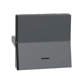 Schneider Unica Pure DP Switch With Indicator 32A Grey