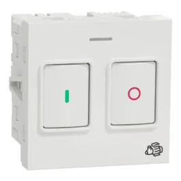 Schneider Unica Pure Motor Starter White