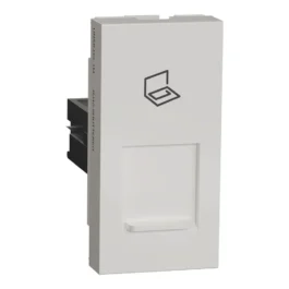 Schneider Unica Pure RJ 45 With Shutter Cat 6 White
