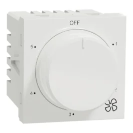 Schneider Unica Pure 5 Steps 360 Deg Fan Regulator 2M White