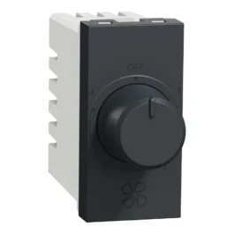 Schneider Unica Pure 4 Steps 360 Deg Fan Regulator 1M Grey