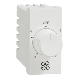 Schneider Unica Pure 4 Steps 360 Deg Fan Regulator 1M White