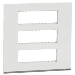 Schneider Unica Pure Modular Combined Plate 18M Polar White