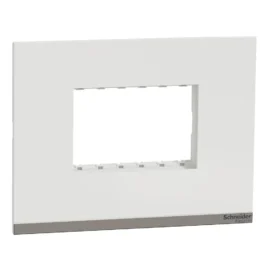 Schneider Unica Pure Modular Combined Plate 3M Polar White