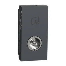 Schneider Unica Pure TV Socket Coaxial Grey