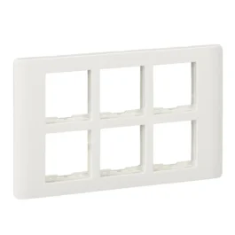 Schneider ZENcelo Modular Combined Plate 12M White