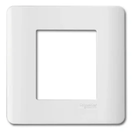 Schneider ZENcelo Modular Combined Plate 2M White