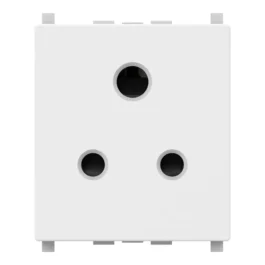 Schneider Zencelo 6A 3PIN Sockets With Shutter White