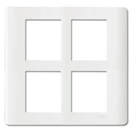 Schneider ZENcelo Modular Combined Plate Square 8M White