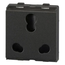 LK Englaze Socket 16A 3Pin Combi With ISI 2M Grey