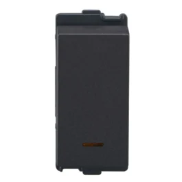 LK Englaze One Way Switch 16A With Indicator Grey