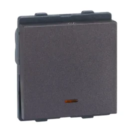 LK Englaze Switch 32A DP With Indicator 2M Grey