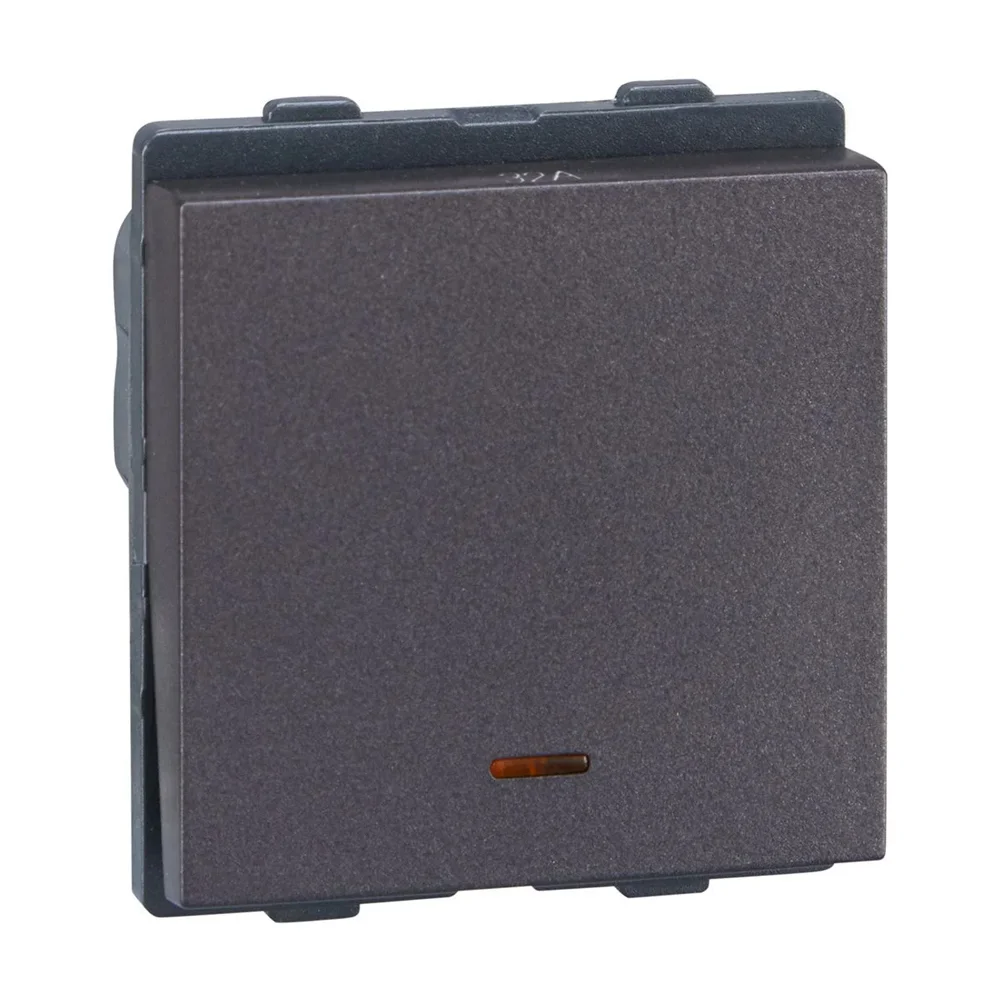 LK Englaze Switch 32A DP With Indicator 2M Grey